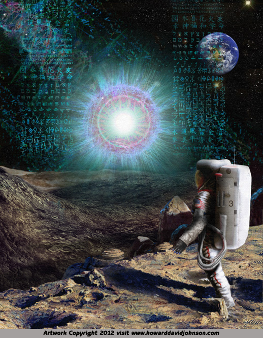 siencefiction art paintings of space